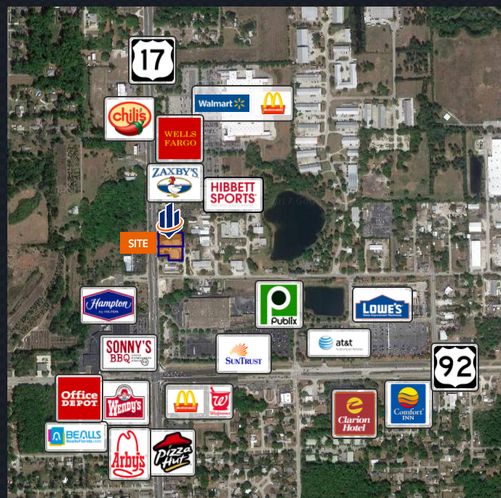 Deland Retail Sites-+/-1.3 Acres: 1605 & 1607 North Woodland Blvd, Deland, FL 32720
